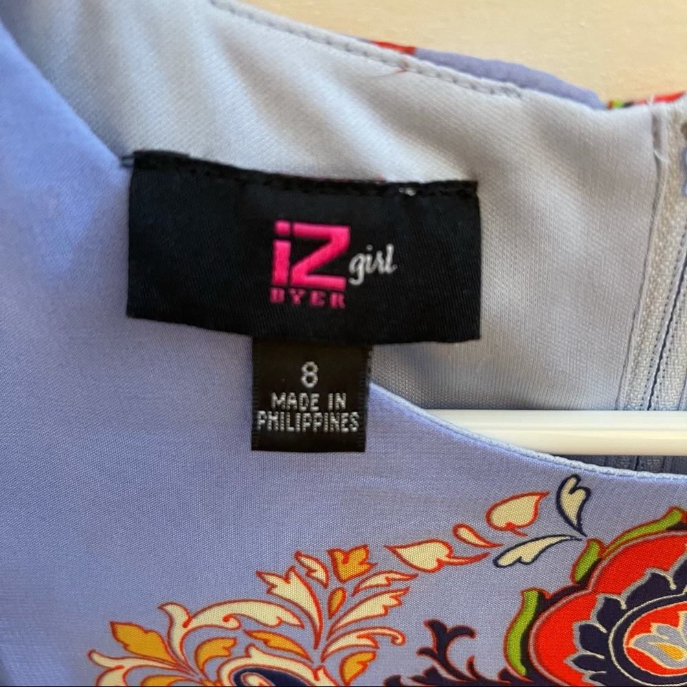 IZ Byer Girls Dress Size 8 - Picture 4 of 4